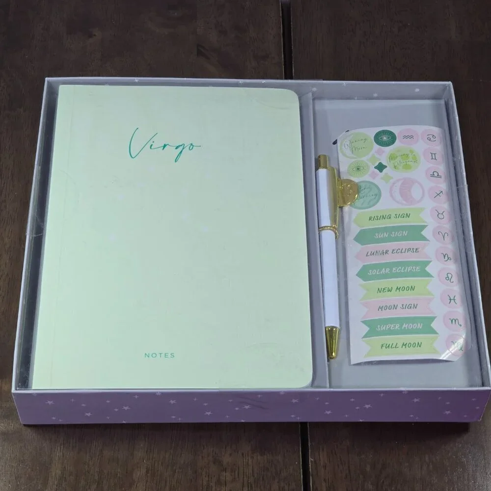 Gartner Studios Virgo Astrology Casebound Flex Journal Set, 5.75x8.125, 96 Sheet